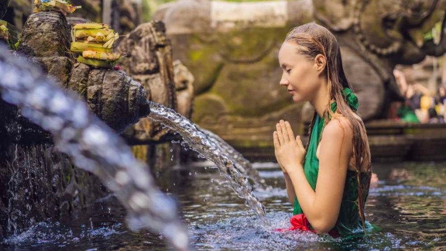 Bali Holy Water Purification and Palm Reading