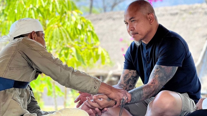 Bali Holy Water Purification and Palm Reading
